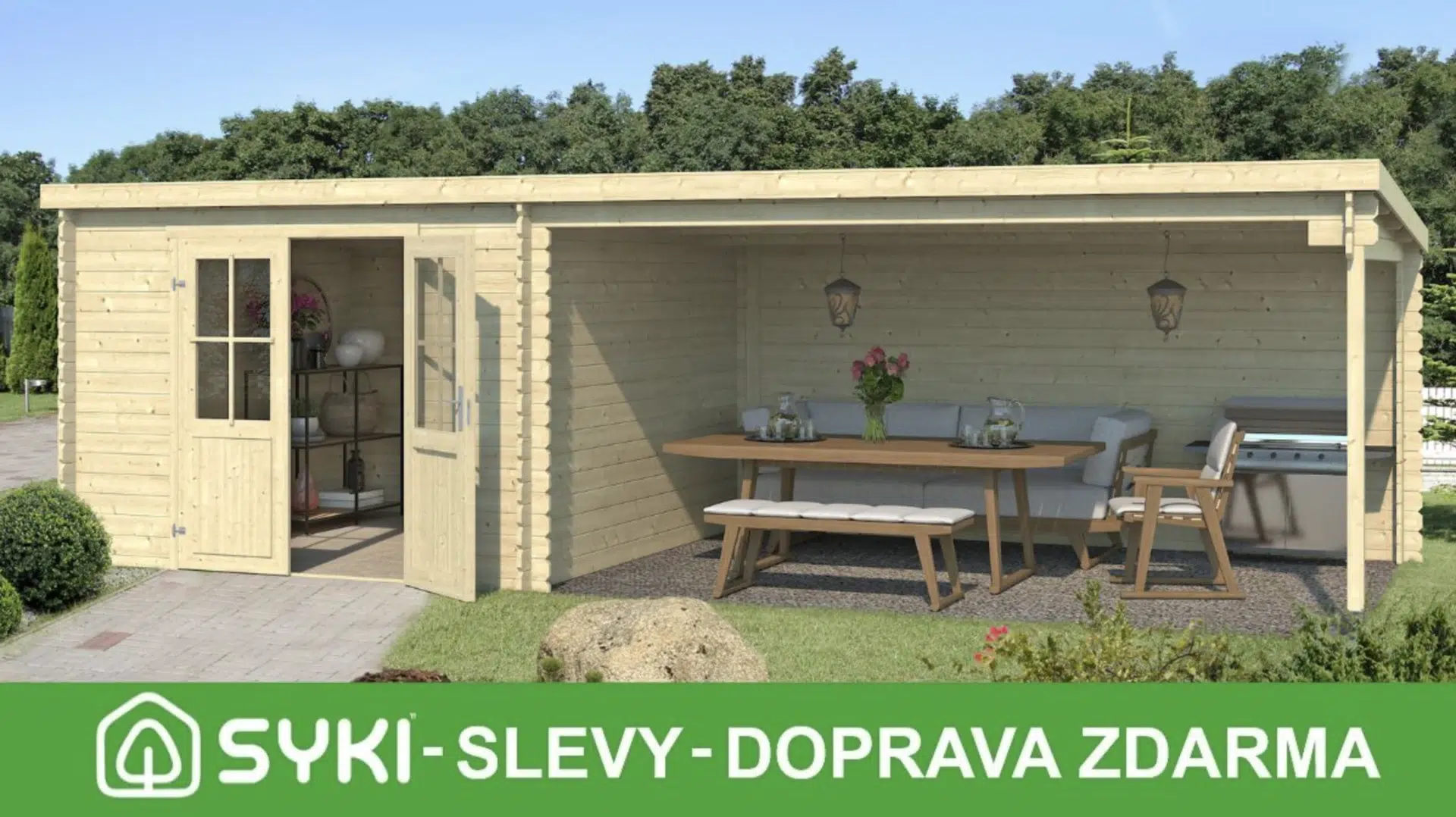 Přístřešky a terasy pro zahradní domky